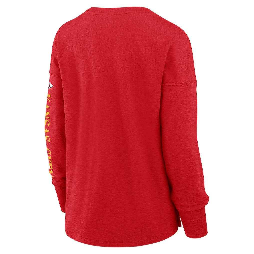 Kansas City Chiefs Women's Hometown Legacy Long Sleeve T-Shirt - Red T-shirts