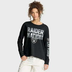 Las Vegas Raiders Women's Hometown Legacy Long Sleeve T-Shirt - Black T-shirts
