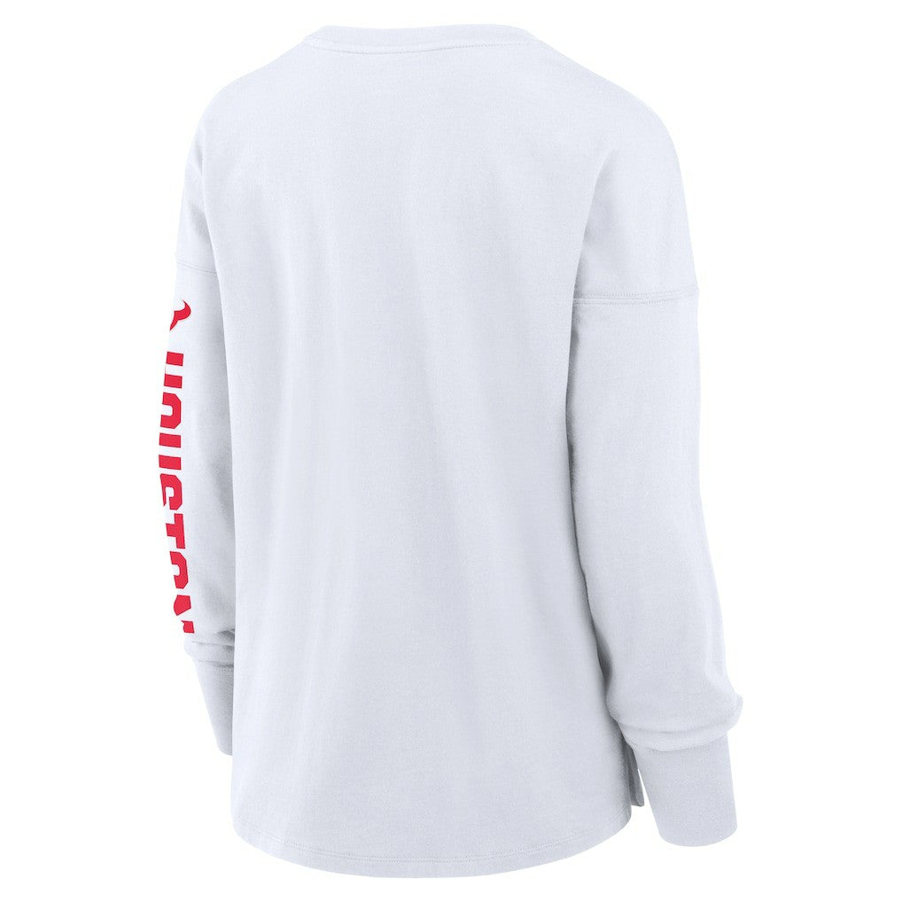 Houston Texans Women's Hometown Legacy Long Sleeve T-Shirt - White T-shirts