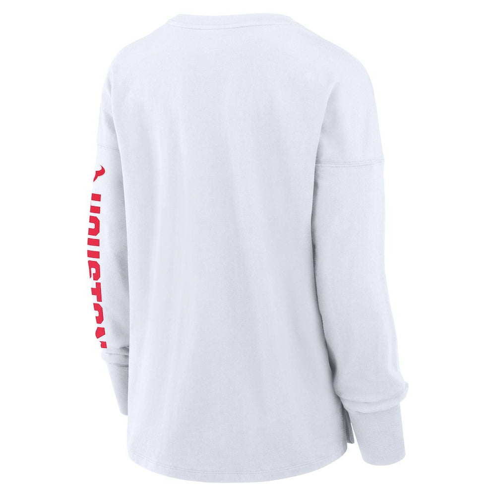 Houston Texans Women's Hometown Legacy Long Sleeve T-Shirt - White T-shirts