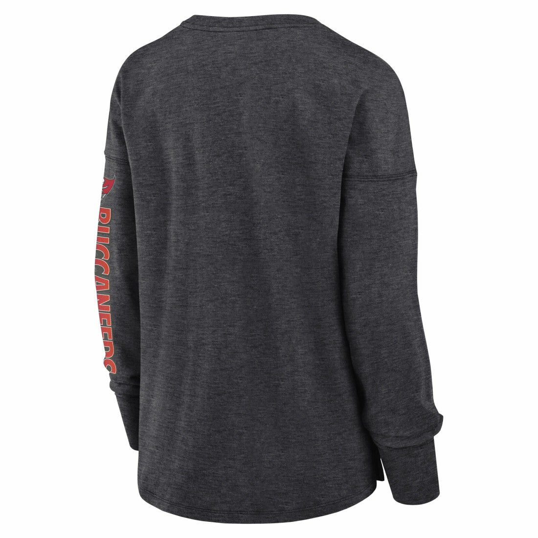 Tampa Bay Buccaneers Women's Hometown Legacy Long Sleeve T-Shirt - Heather Pewter T-shirts