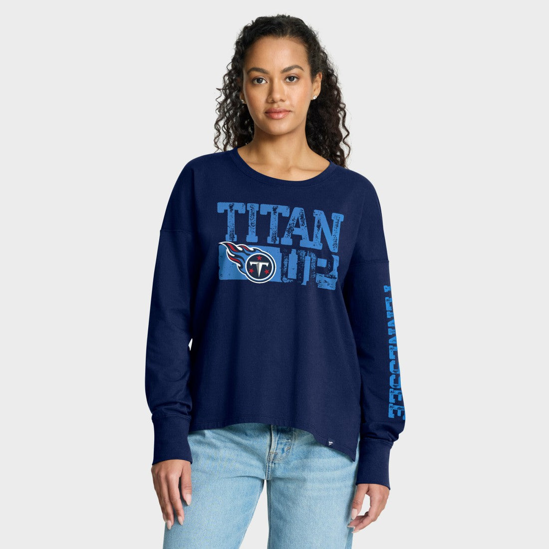 Tennessee Titans Women's Hometown Legacy Long Sleeve T-Shirt - Navy T-shirts