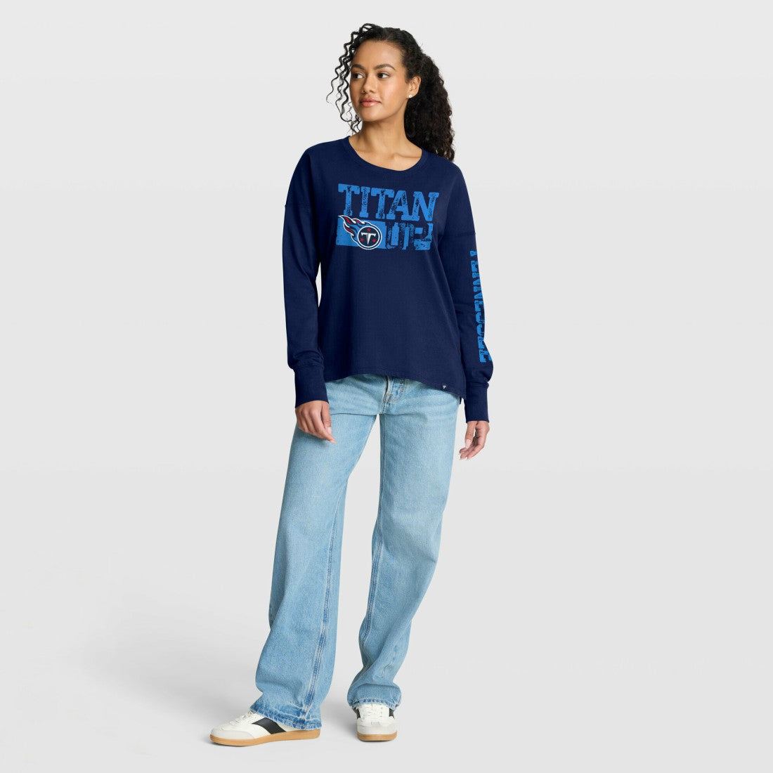 Tennessee Titans Women's Hometown Legacy Long Sleeve T-Shirt - Navy T-shirts