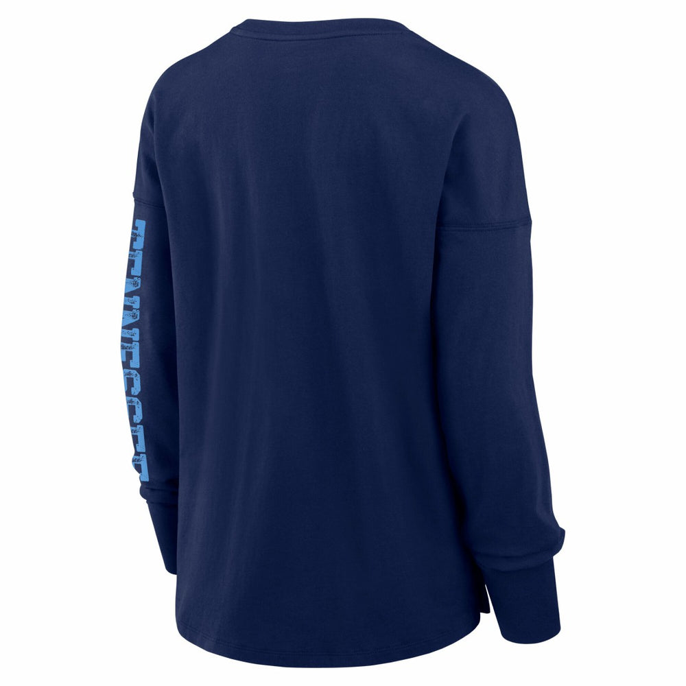 Tennessee Titans Women's Hometown Legacy Long Sleeve T-Shirt - Navy T-shirts