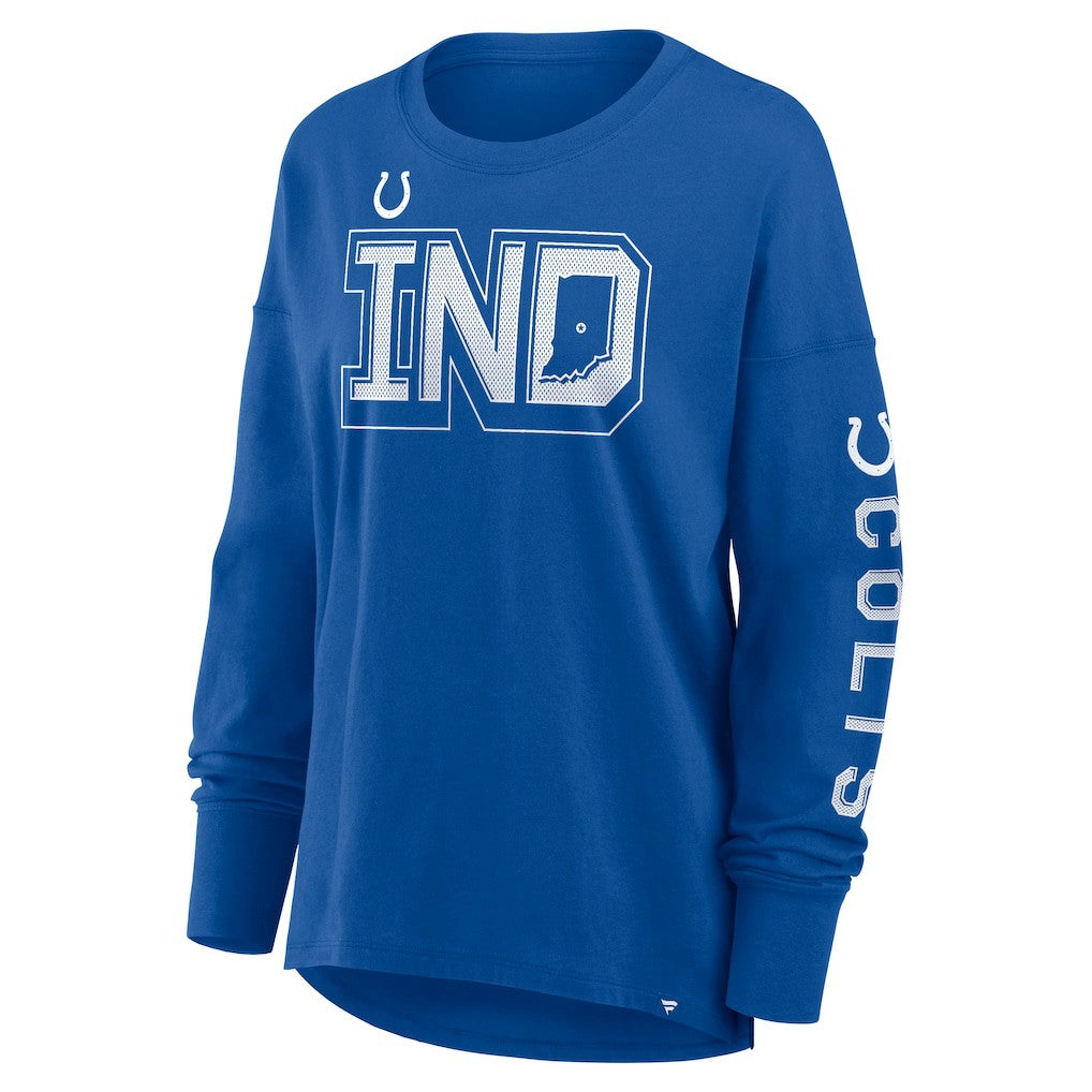 Indianapolis Colts Women's Hometown Legacy Long Sleeve T-Shirt - Royal T-shirts