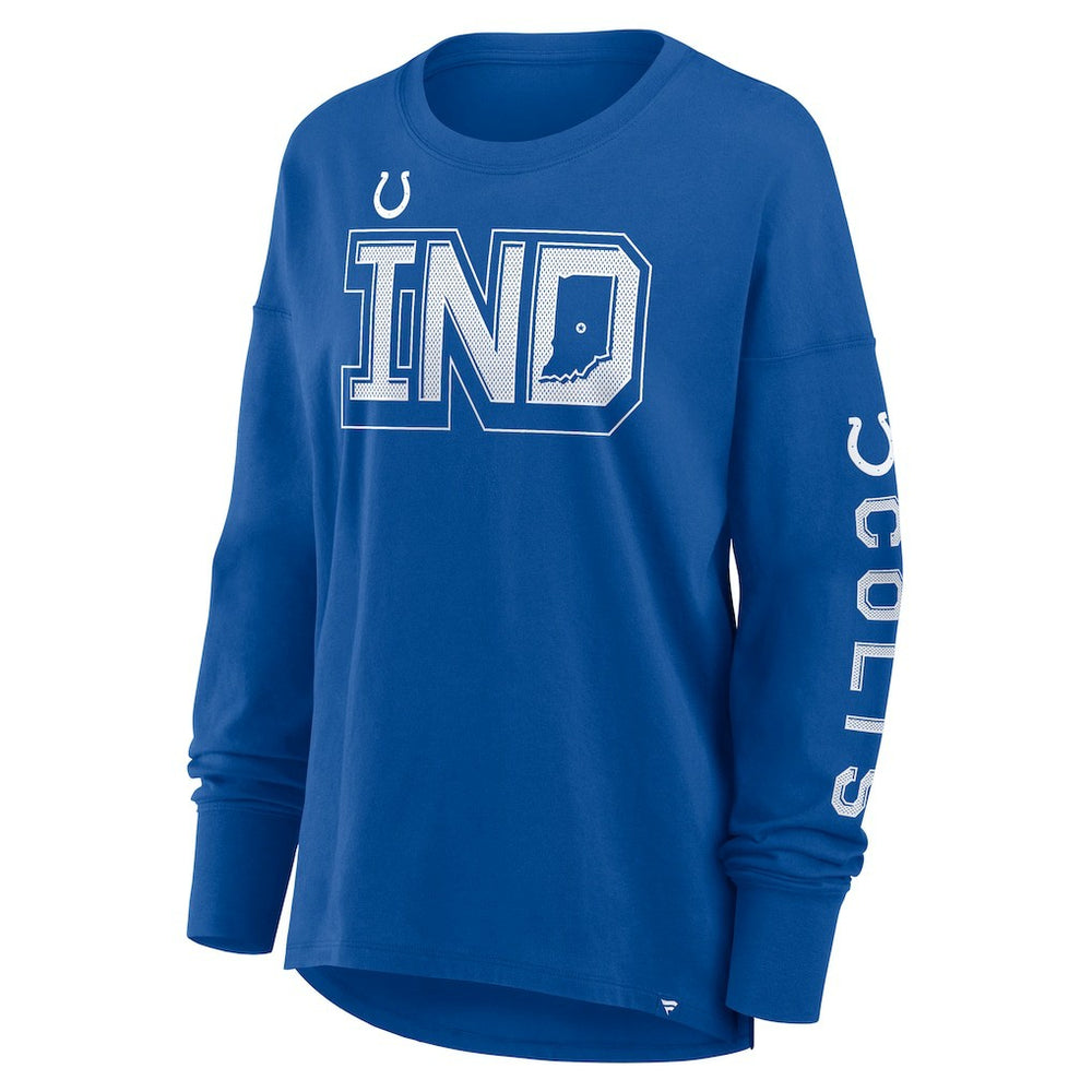 Indianapolis Colts Women's Hometown Legacy Long Sleeve T-Shirt - Royal T-shirts