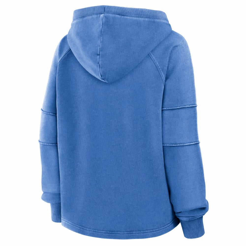 Detroit Lions Women's Oversized Raglan Gridiron Hoodie - Blue Hoodies