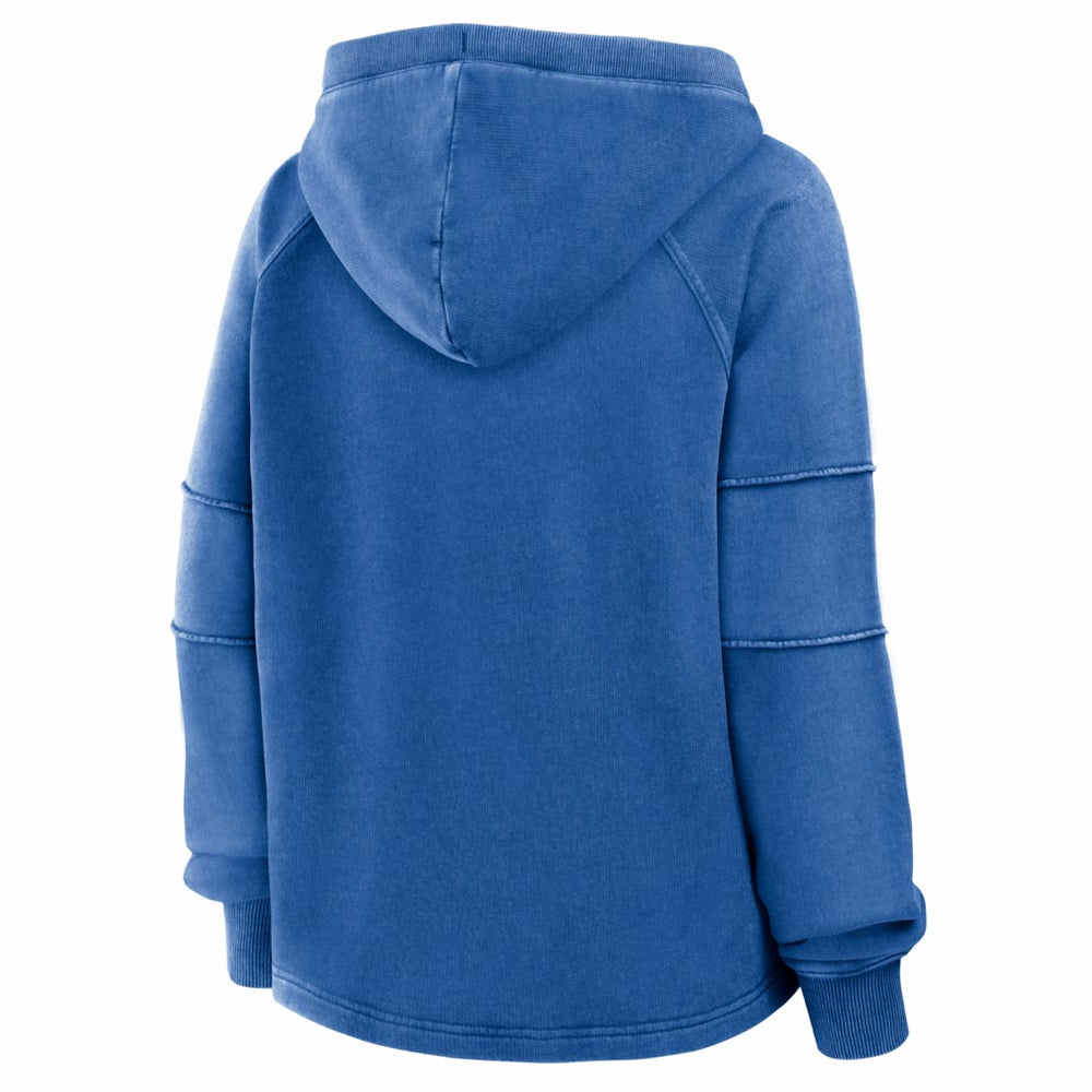 Buffalo Bills Women's Oversized Raglan Gridiron Hoodie - Royal Hoodies