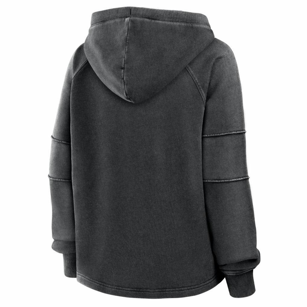 Cincinnati Bengals Women's Oversized Raglan Gridiron Hoodie - Black Hoodies