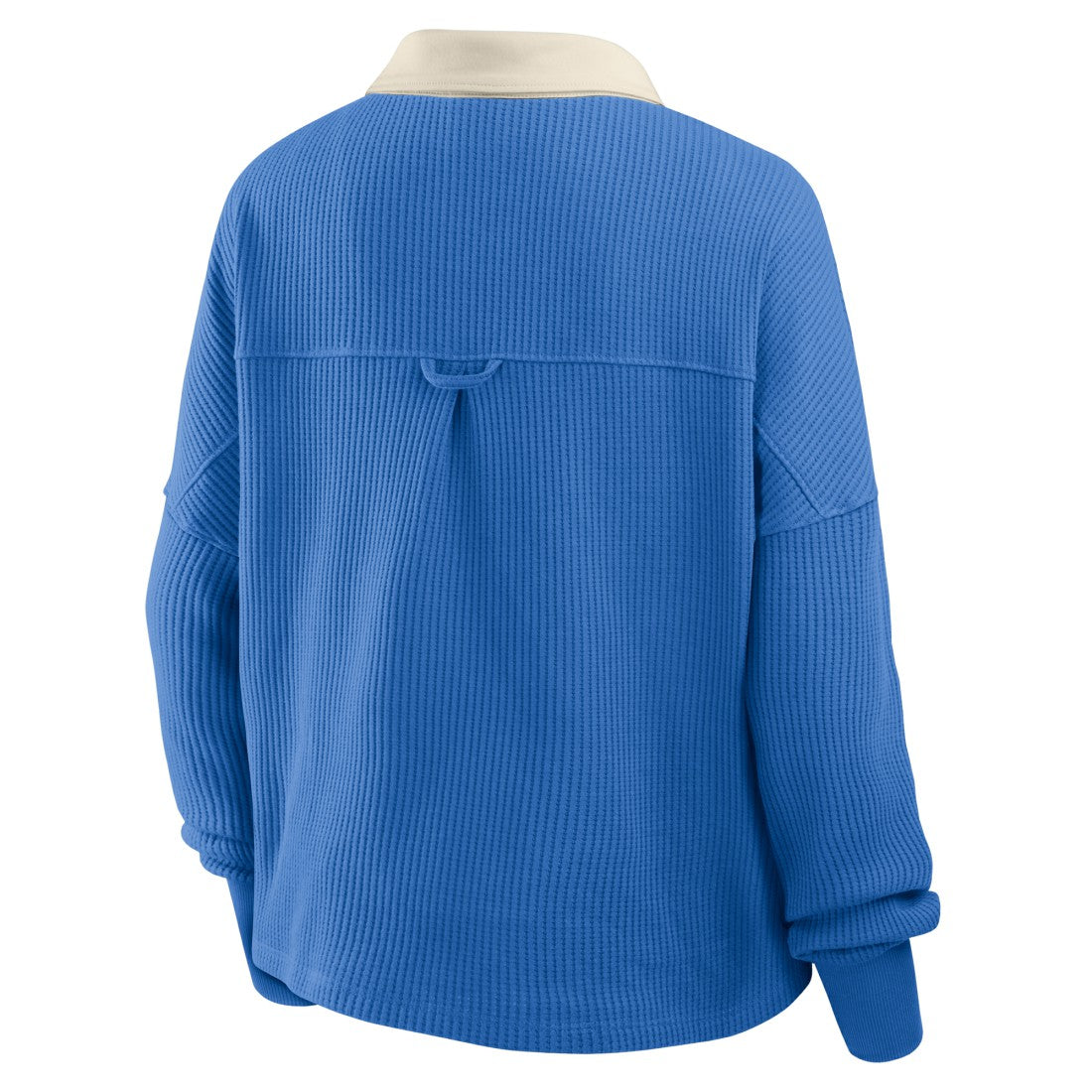 Detroit Lions Women's Oversized Hometown Premium Thermal Long Sleeve Shirt - Blue