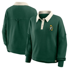 Green Bay Packers Women's Oversized Hometown Premium Thermal Long Sleeve Shirt - Green