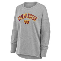 Washington Commanders Women's Hometown Legacy Long Sleeve T-Shirt - Heather Gray T-shirts