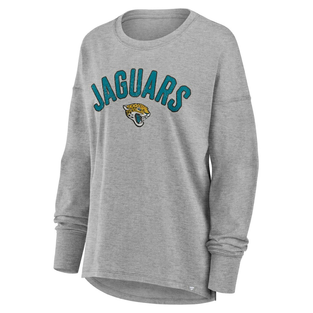 Jacksonville Jaguars Women's Hometown Legacy Long Sleeve T-Shirt - Heather Gray T-shirts
