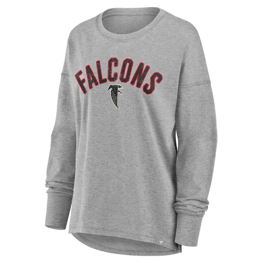Atlanta Falcons Women's Hometown Legacy Long Sleeve T-Shirt - Heather Gray T-shirts