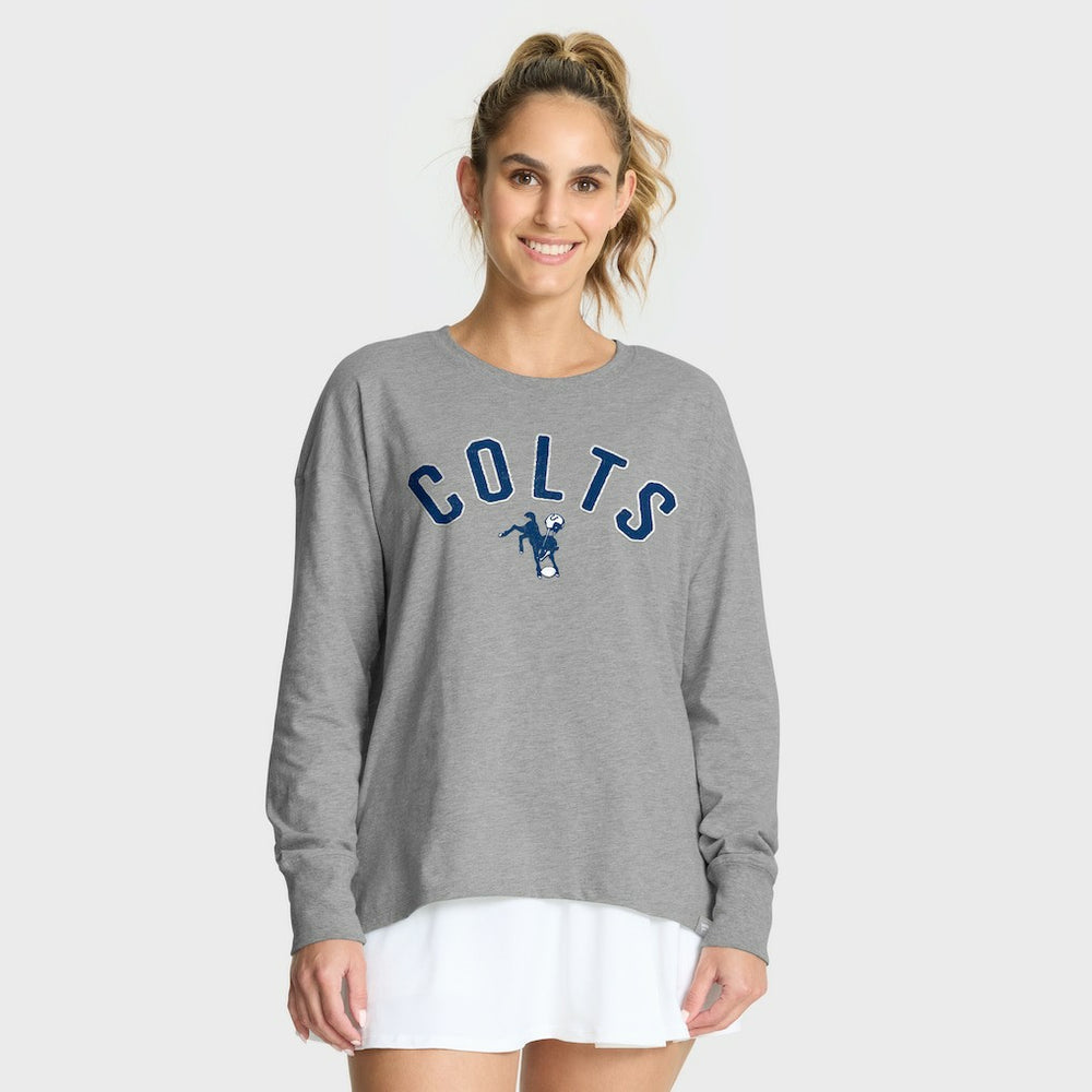 Indianapolis Colts Women's Hometown Legacy Long Sleeve T-Shirt - Heather Gray T-shirts