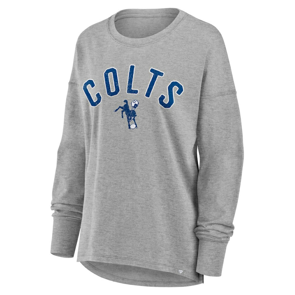 Indianapolis Colts Women's Hometown Legacy Long Sleeve T-Shirt - Heather Gray T-shirts