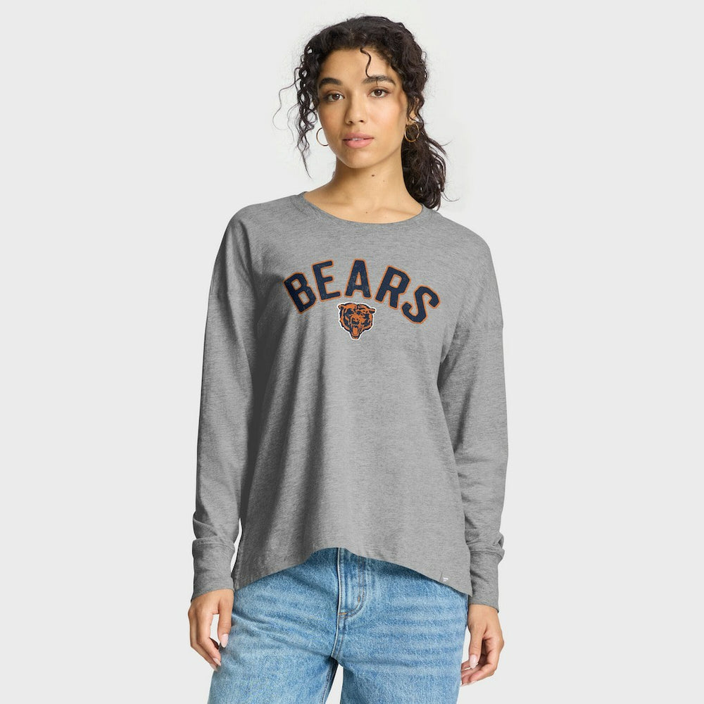 Chicago Bears Women's Hometown Legacy Long Sleeve T-Shirt - Heather Gray T-shirts