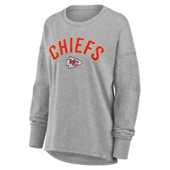 Kansas City Chiefs Women's Hometown Legacy Long Sleeve T-Shirt - Heather Gray T-shirts