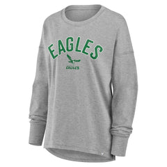 Philadelphia Eagles Women's Hometown Legacy Long Sleeve T-Shirt - Heather Gray T-shirts