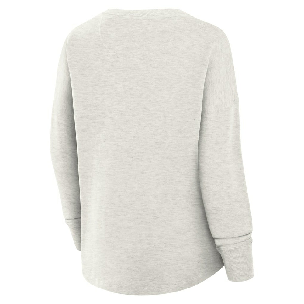 San Francisco 49ers Women's Oversized Hometown Pullover Sweatshirt - Heather Gray Pullover
