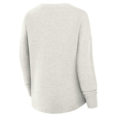 San Francisco 49ers Women's Oversized Hometown Pullover Sweatshirt - Heather Gray Pullover