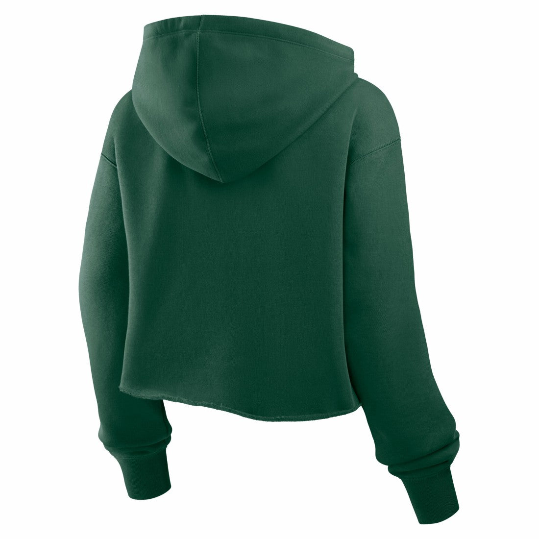 Green Bay Packers Women's Oversized Hometown Heritage Cropped Hoodie - Green Hoodies