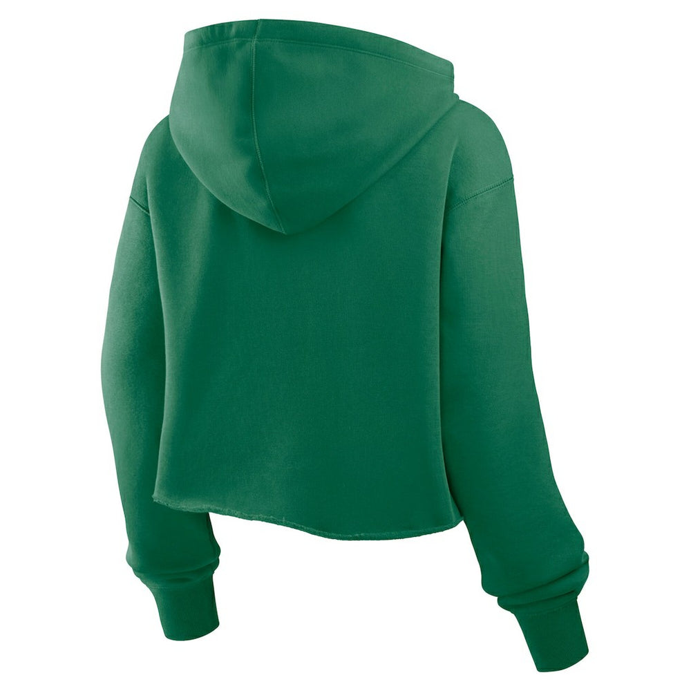 Philadelphia Eagles Women's Oversized Hometown Heritage Cropped Hoodie - Kelly Green Hoodies