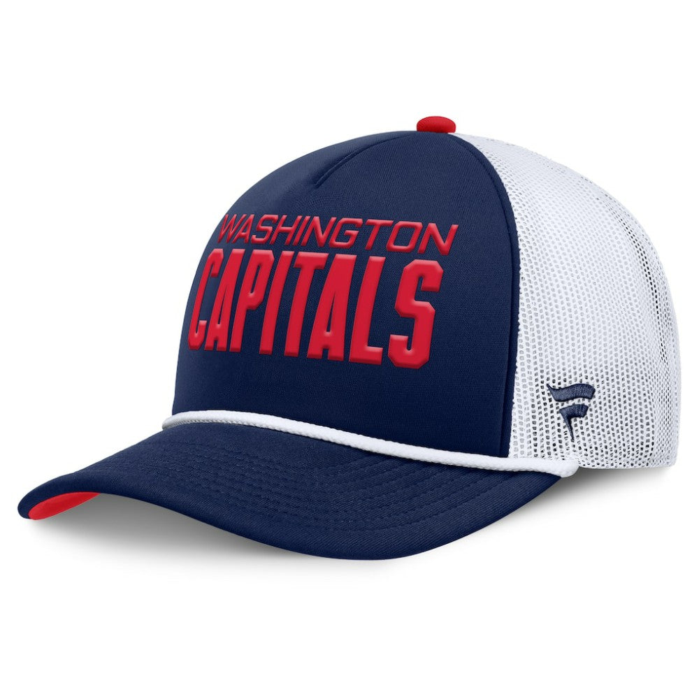 Washington Capitals Fanatics Authentic Pro Rink A-Frame Adjustable Hat - Navy/White | US 202498887