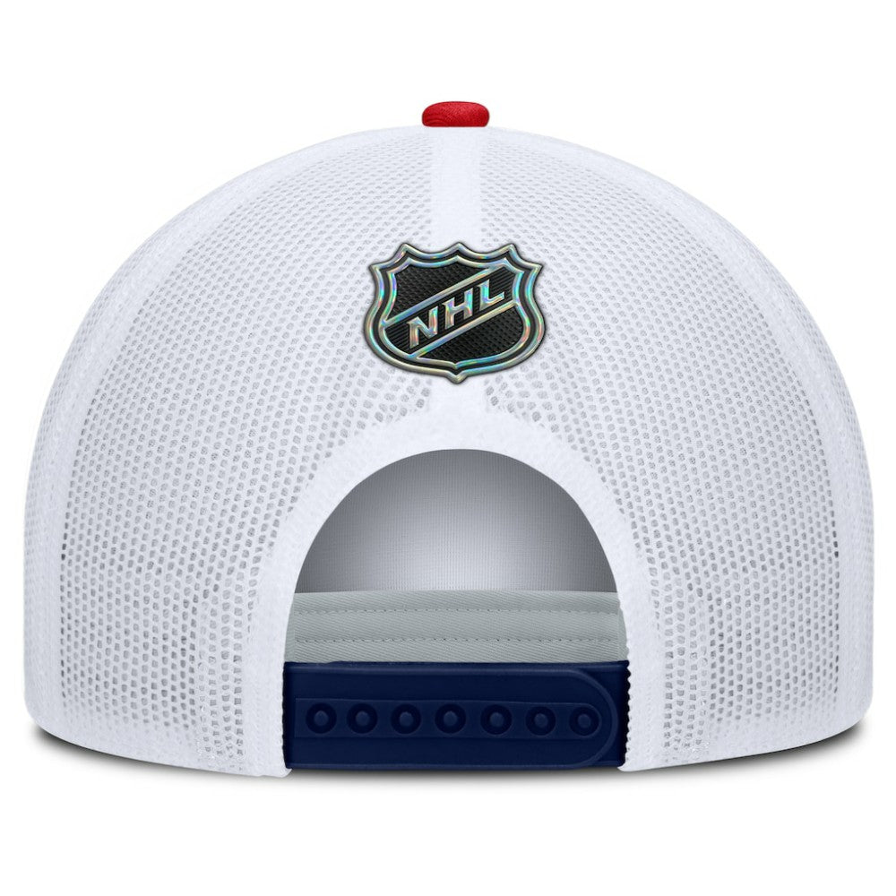 Washington Capitals Fanatics Authentic Pro Rink A-Frame Adjustable Hat - Navy/White | US 202498887