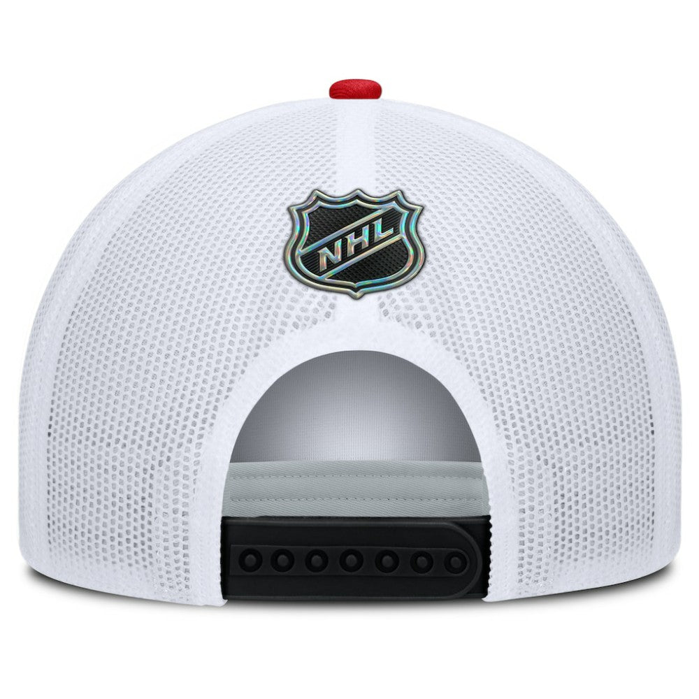 Chicago Blackhawks Fanatics Authentic Pro Rink A-Frame Adjustable Hat - Black/White | US 202498890