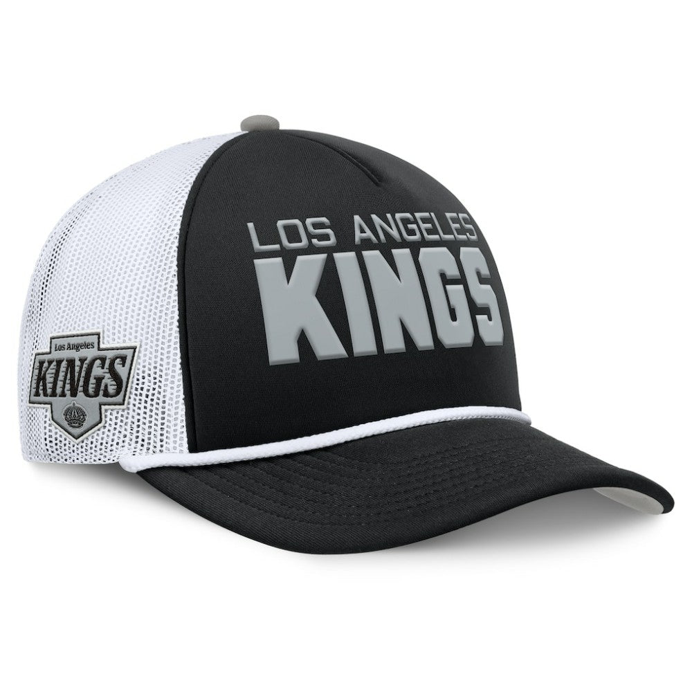 Los Angeles Kings Fanatics Authentic Pro Rink A-Frame Adjustable Hat - Black/White | US 202498893