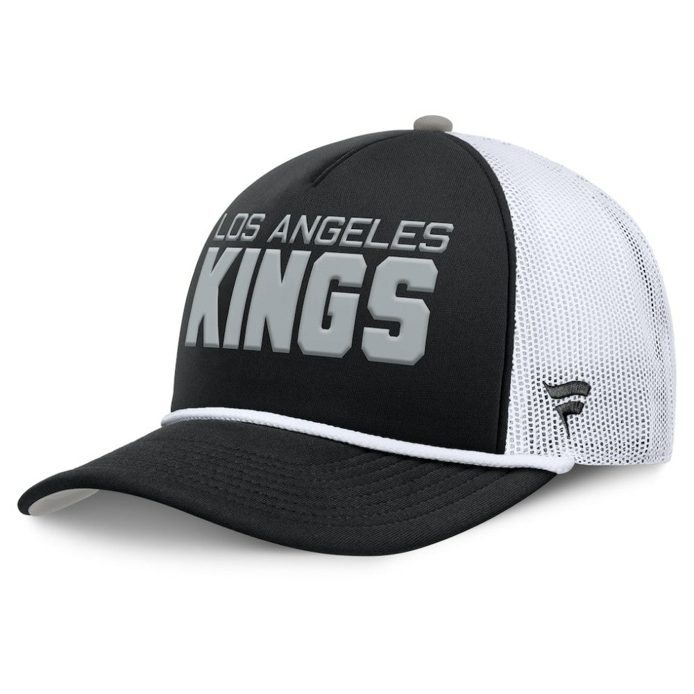 Los Angeles Kings Fanatics Authentic Pro Rink A-Frame Adjustable Hat - Black/White | US 202498893