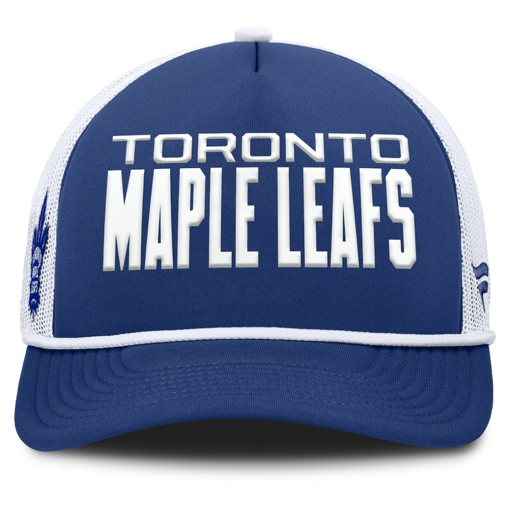Toronto Maple Leafs Fanatics Authentic Pro Rink A-Frame Adjustable Hat - Blue/White | US 202498900
