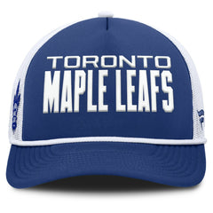 Toronto Maple Leafs Fanatics Authentic Pro Rink A-Frame Adjustable Hat - Blue/White | US 202498900