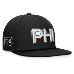 Philadelphia Flyers Fanatics Authentic Pro Rink Team Code Snapback Hat - Black | US 202498911