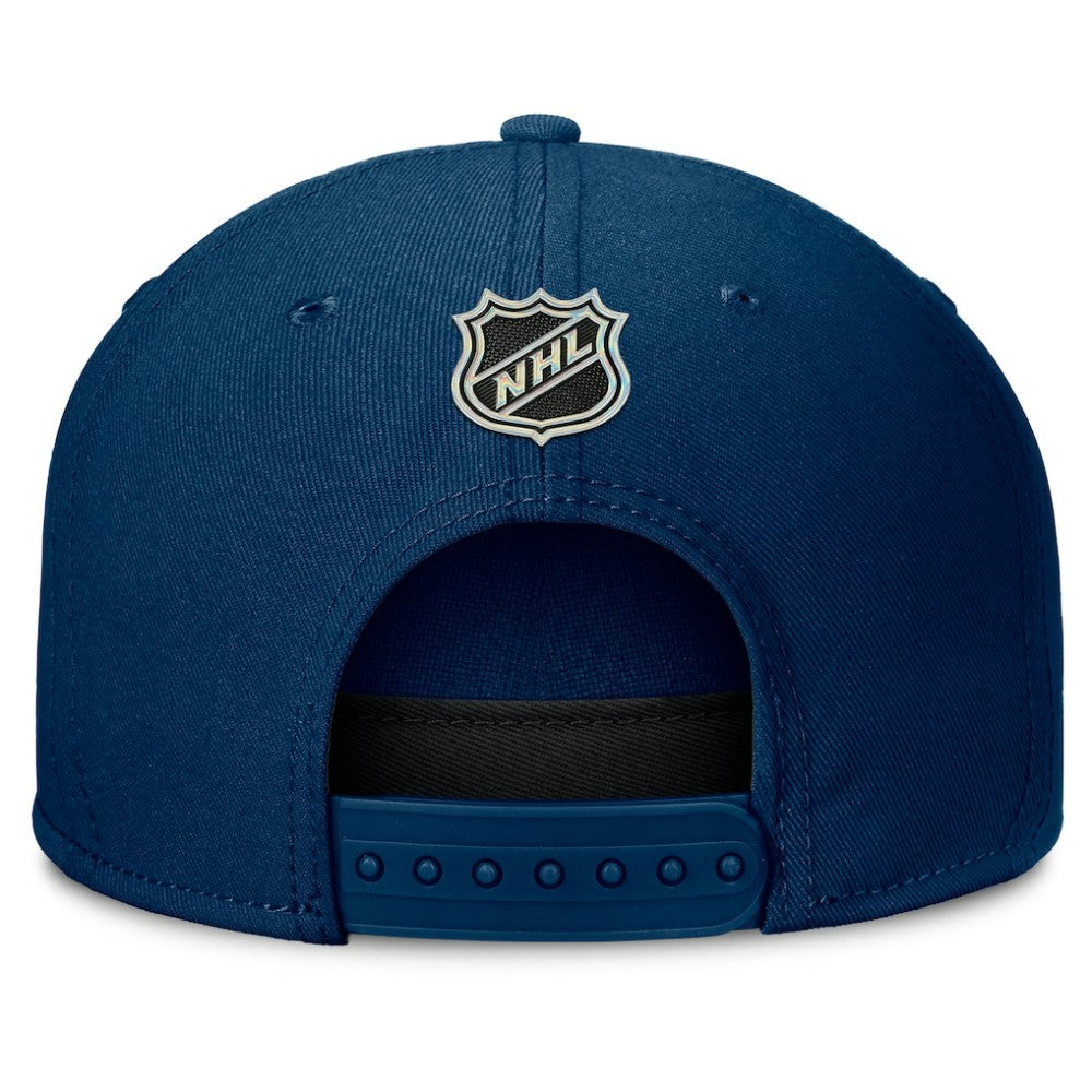 Seattle Kraken Fanatics Authentic Pro Rink Team Code Snapback Hat - Deep Sea Blue | US 202498914