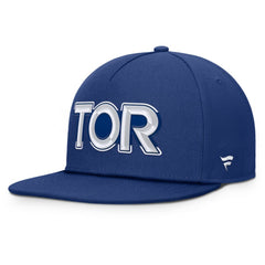 Toronto Maple Leafs Fanatics Authentic Pro Rink Team Code Snapback Hat - Blue | US 202498917