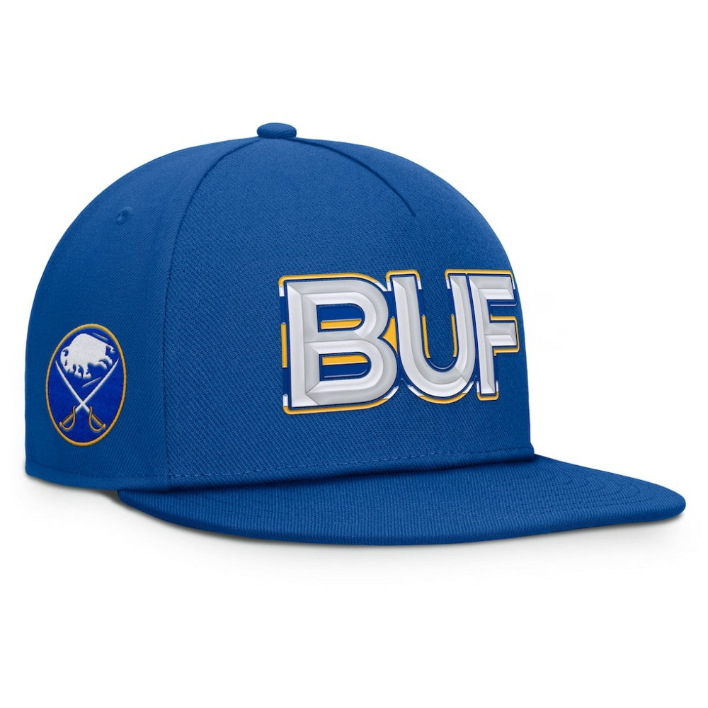Buffalo Sabres Fanatics Authentic Pro Rink Team Code Snapback Hat - Royal | US 202498924