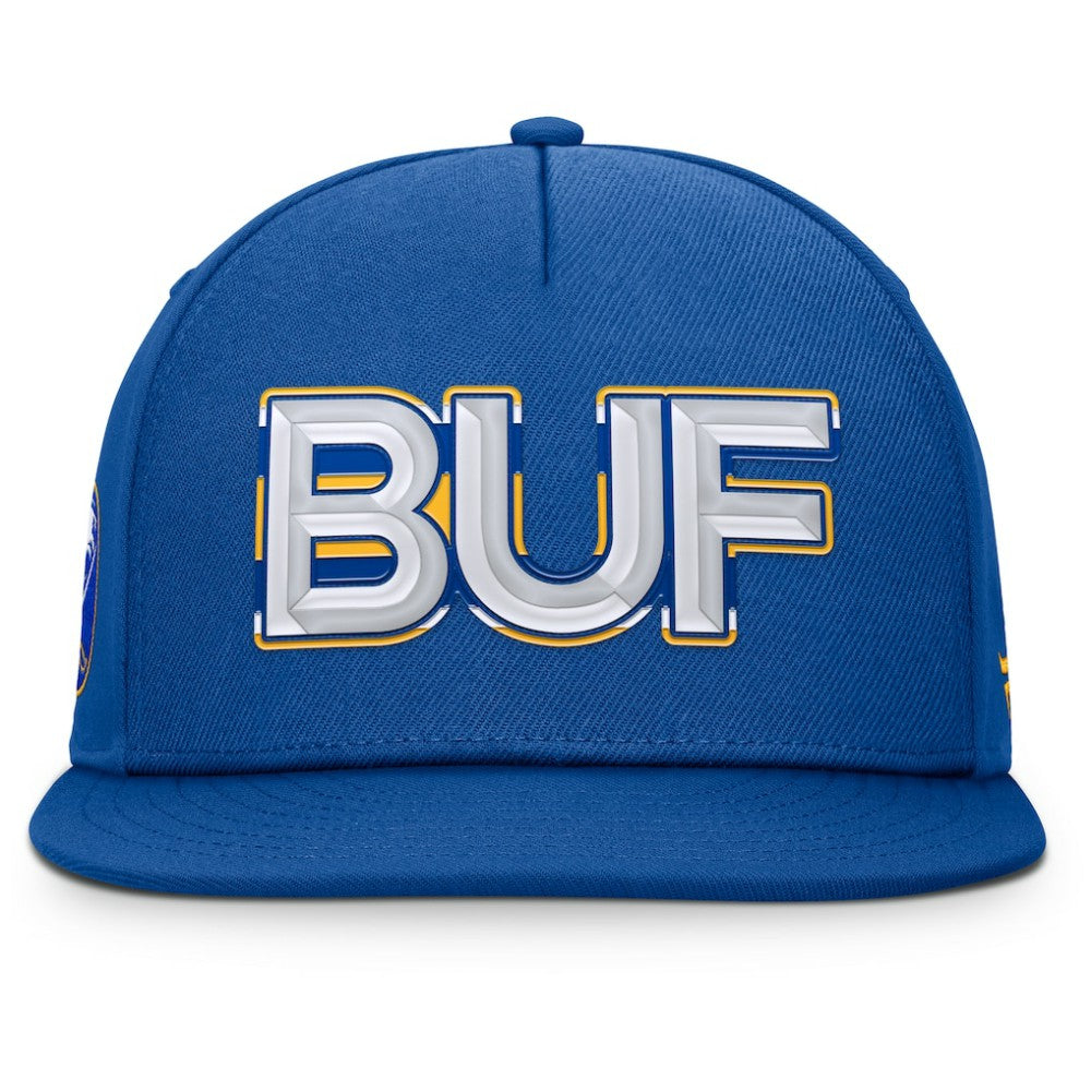 Buffalo Sabres Fanatics Authentic Pro Rink Team Code Snapback Hat - Royal | US 202498924