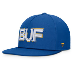 Buffalo Sabres Fanatics Authentic Pro Rink Team Code Snapback Hat - Royal | US 202498924