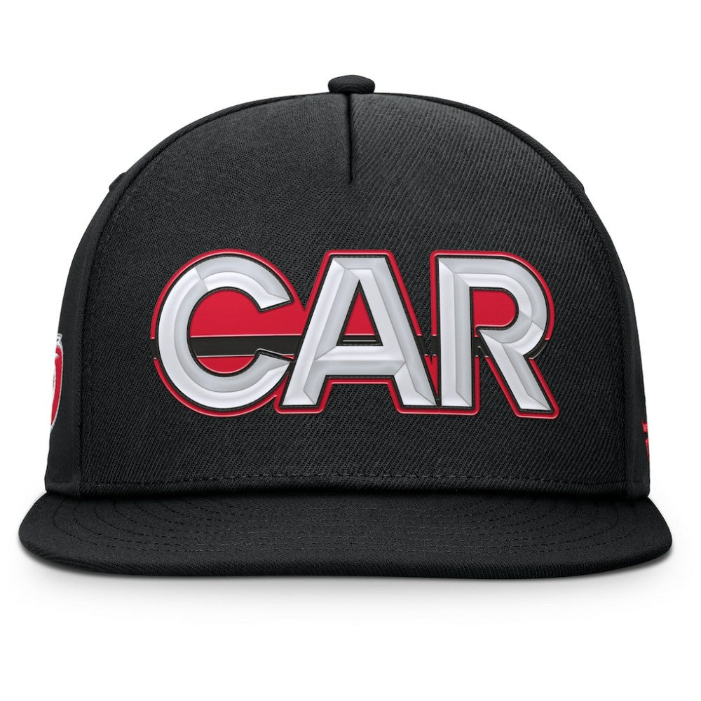 Carolina Hurricanes Fanatics Authentic Pro Rink Team Code Snapback Hat - Black | US 202498926