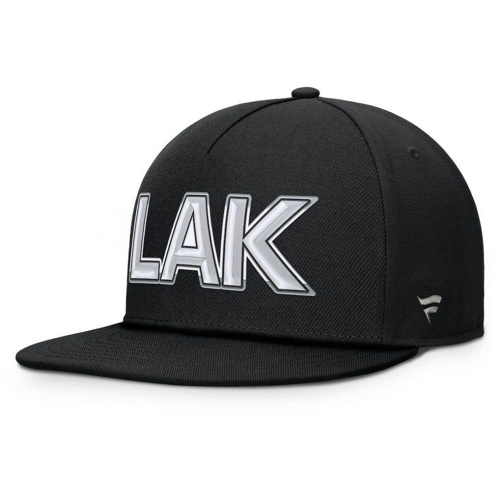 Los Angeles Kings Fanatics Authentic Pro Rink Team Code Snapback Hat - Black | US 202498929