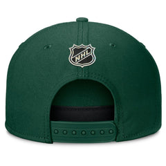 Minnesota Wild Fanatics Authentic Pro Rink Team Code Snapback Hat - Green | US 202498931