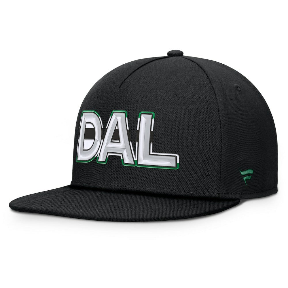 Dallas Stars Fanatics Authentic Pro Rink Team Code Snapback Hat - Black | US 202498933