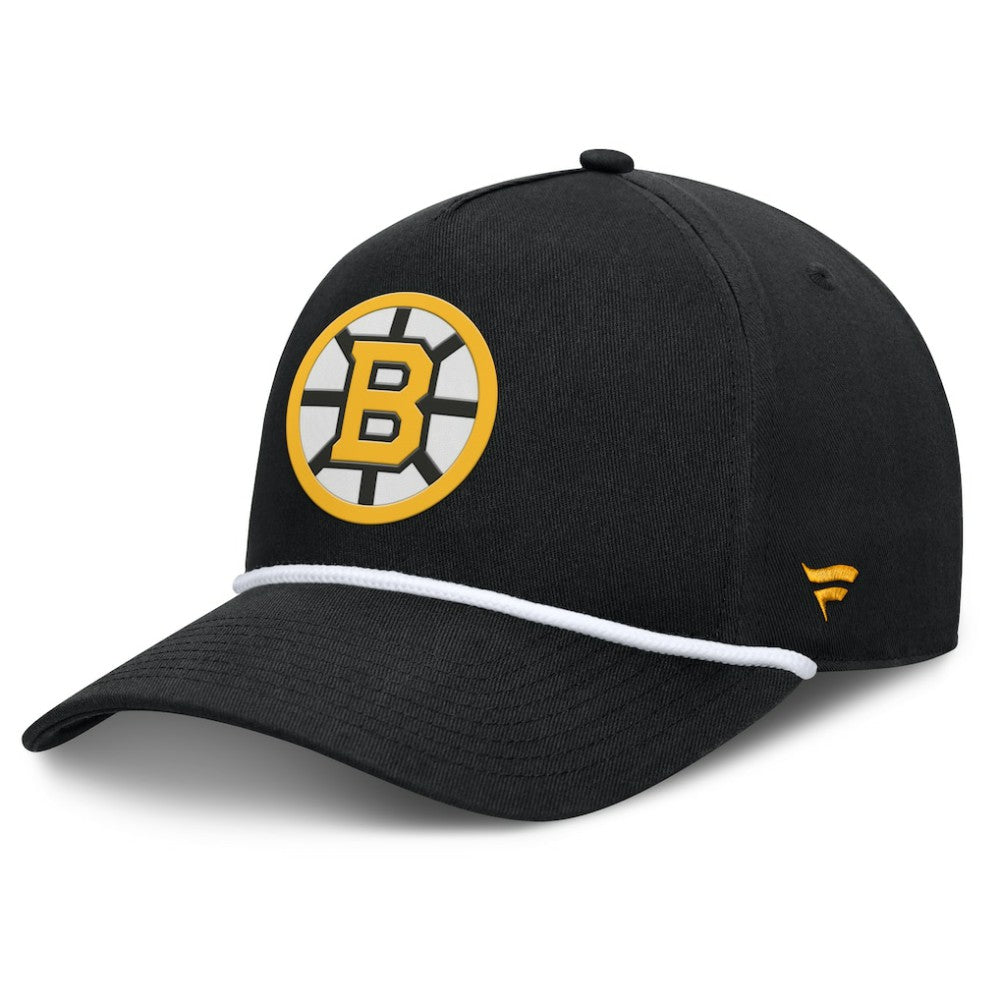 Boston Bruins Fanatics Authentic Pro Rink Roper A-Frame Adjustable Hat - Black | US 202498939