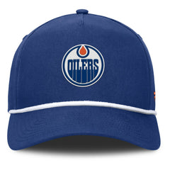Edmonton Oilers Fanatics Authentic Pro Rink Roper A-Frame Adjustable Hat - Royal | US 202498942