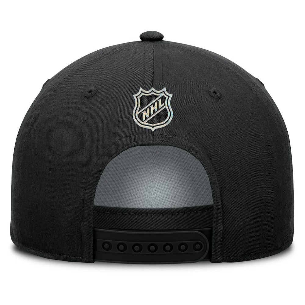 Pittsburgh Penguins Fanatics Authentic Pro Rink Roper A-Frame Adjustable Hat - Black | US 202498954