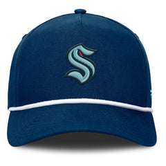 Seattle Kraken Fanatics Authentic Pro Rink Roper A-Frame Adjustable Hat - Deep Sea Blue | US 202498956
