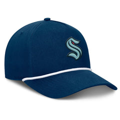 Seattle Kraken Fanatics Authentic Pro Rink Roper A-Frame Adjustable Hat - Deep Sea Blue | US 202498956