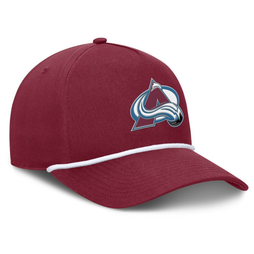 Colorado Avalanche Fanatics Authentic Pro Rink Roper A-Frame Adjustable Hat - Burgundy | US 202498959